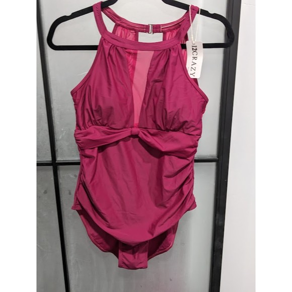 One Piece Women Summer Beach Mesh Slimming Swimsuit Boho Flattering Size… - Picture 3 of 5